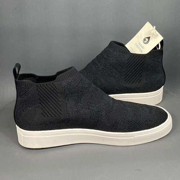 SANCTUARY Dare Black High Top Sneakers Shoes women size 9.5 (new without box) - Picture 2 of 10